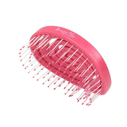 3D Portable Hair Brush in pink by Beauty Care Bag, view 3