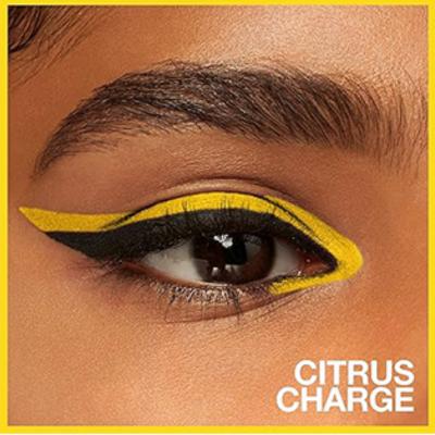 Maybelline Tattoo Liner Gel Eyeliner - 304 Citrus Charge: Long-Lasting, Smudge-Proof, Waterproof Vibrant Orange Eyeliner for Bold Eye Looks by Beauty Care Bag