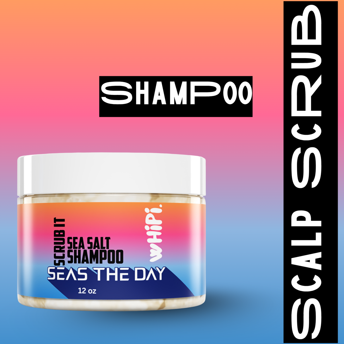 Scrub- Sea Salt Shampoo by Whipi Co