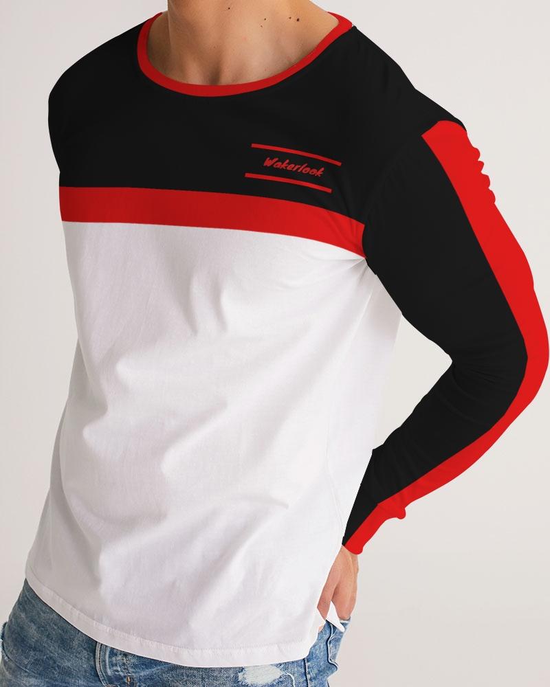 Wakerlook Men's Long Sleeve Tee by Sky Blue Saffron