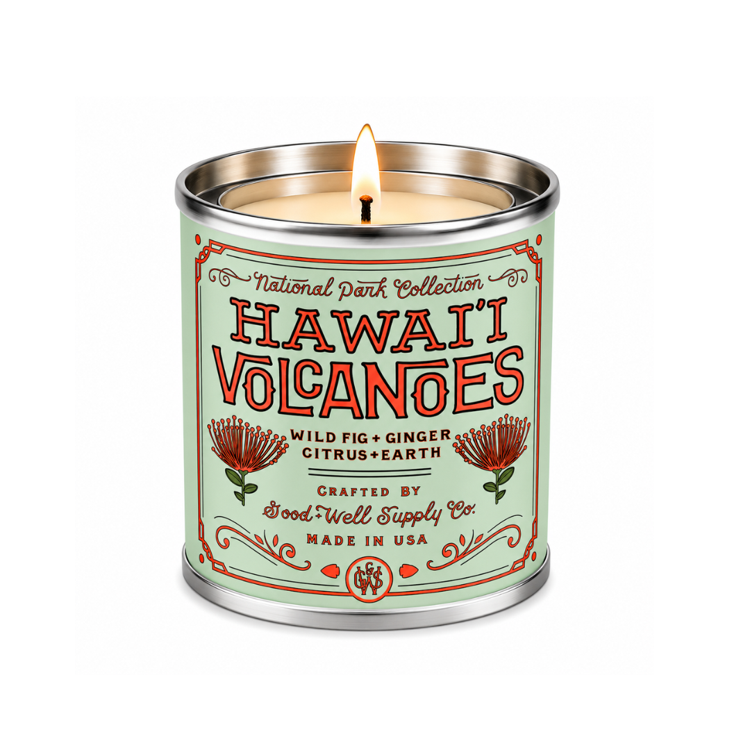 Hawai'i Volcanoes National Park Candle by Good & Well Supply Co.