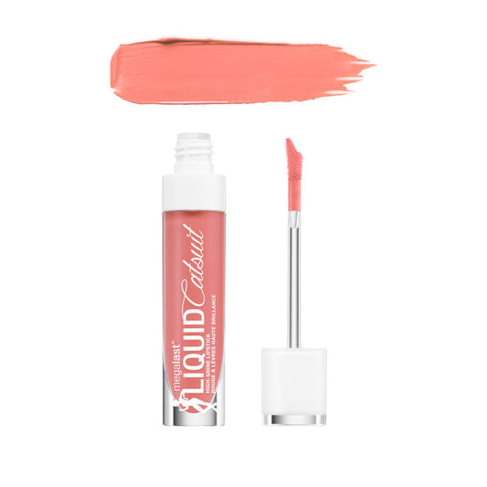 WET N WILD MegaLast Liquid Catsuit High-Shine Lipstick - Peach Stole My Look by Avera Group