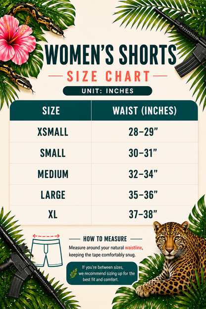 Women's High-Waisted Seamless Front Compression Training Shorts | Zebra Ops by Tango Charlie Apparel