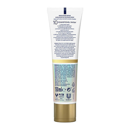 Dove Bond Intense Repair Leave-In Hair Conditioner: Reverse Damage, Peptide Repair & Heat Protection for Silky, Strong Hair by Beauty Care Bag