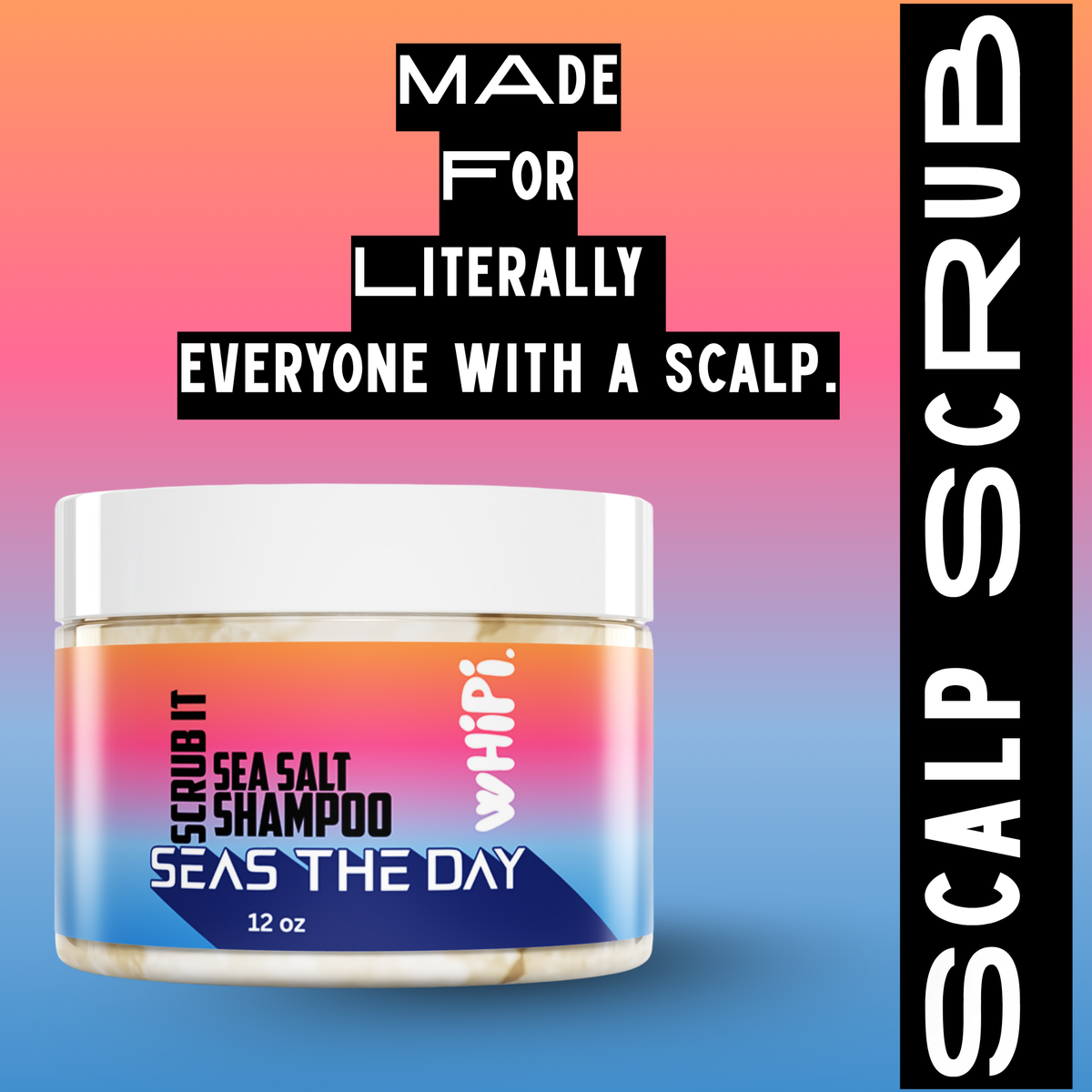Scrub- Sea Salt Shampoo by Whipi Co
