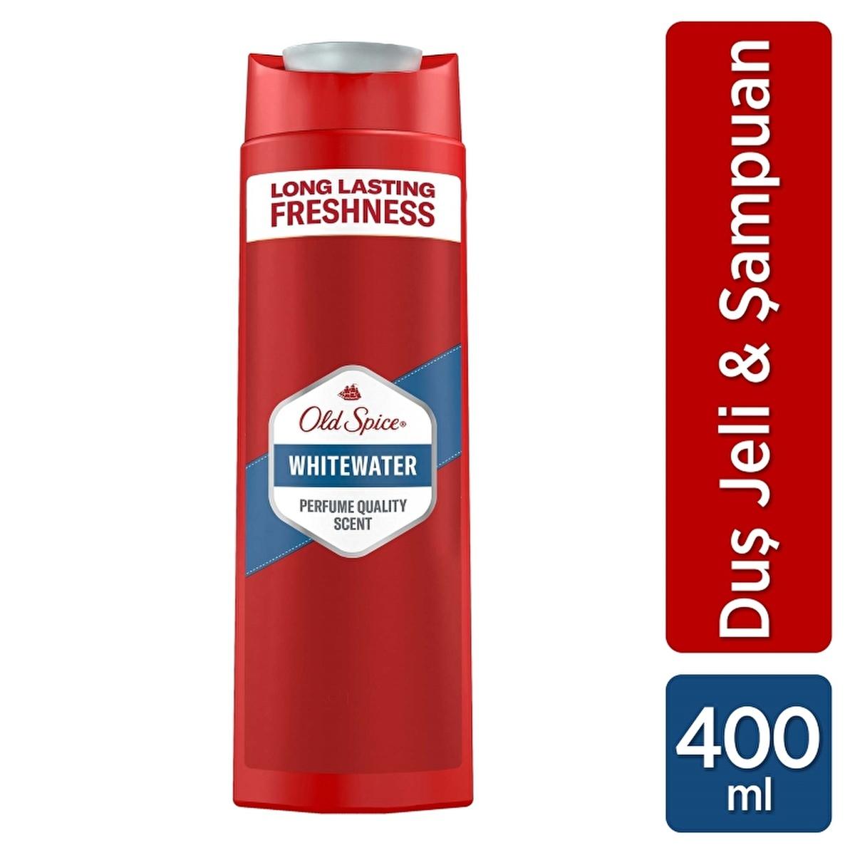 Old Spice Whitewater Men's Shower Gel: Refreshing, Masculine Body Wash for Odor Elimination & Invigorating Clean (13.53 fl oz) by Beauty Care Bag