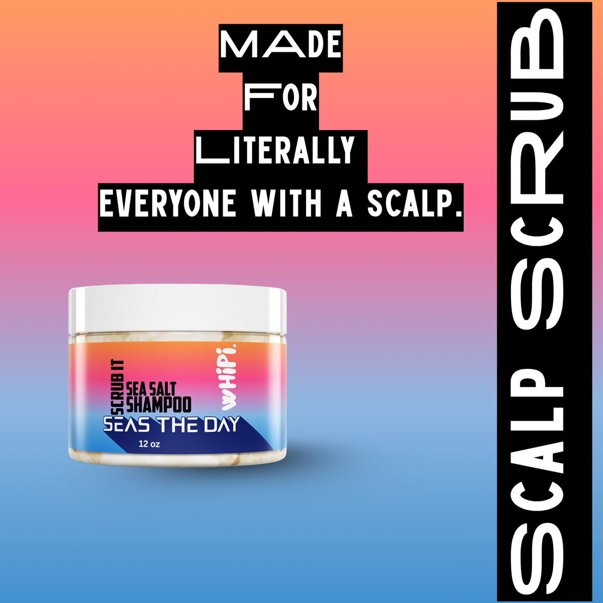 Scrub- Sea Salt Shampoo by Whipi Co