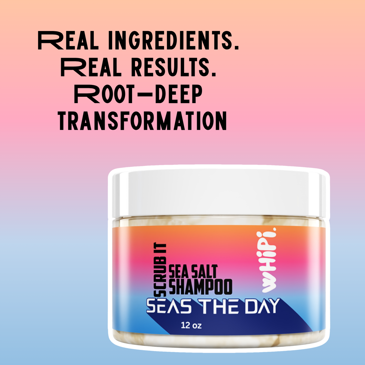 Scrub- Sea Salt Shampoo by Whipi Co