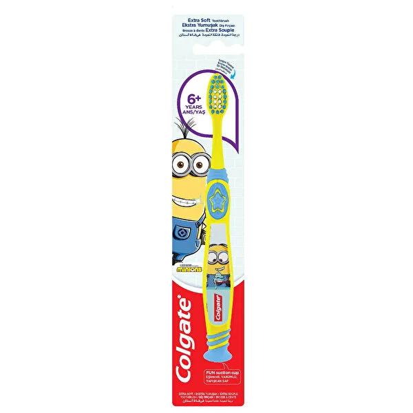Colgate Minions Children's Toothbrush - Soft Bristle, Ergonomic Design for Kids 6+ Years by Beauty Care Bag