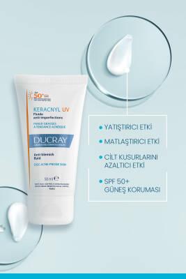 Ducray Keracnyl UV SPF50+ Anti-Blemish Sunscreen Fluid for Acne-Prone Skin - Matte Finish, Non-Comedogenic by Beauty Care Bag