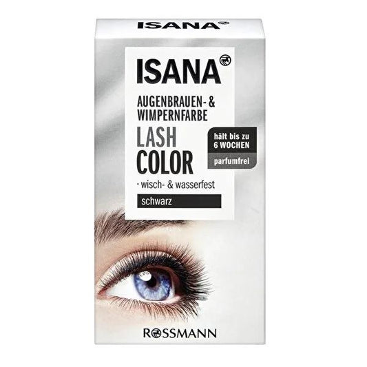 Isana eyebrow and eyelash dye in intense black