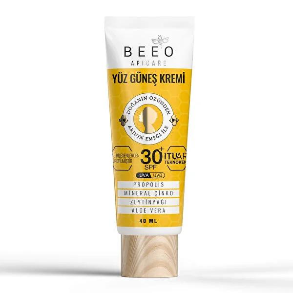 Beeo natural mineral face sunscreen SPF 50 plus, 1.35 fl oz