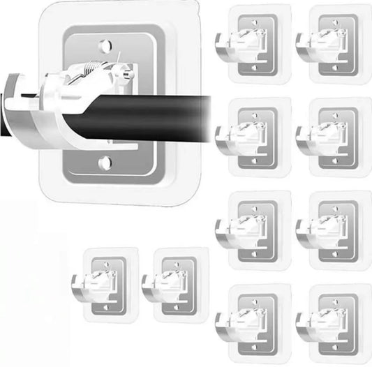 CrystalFix Curtain Rod Hooks Set by V.I.P Digital Presence