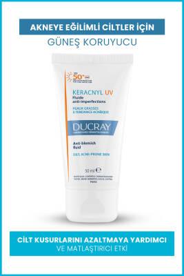 Ducray Keracnyl UV SPF50+ Anti-Blemish Sunscreen Fluid for Acne-Prone Skin - Matte Finish, Non-Comedogenic by Beauty Care Bag