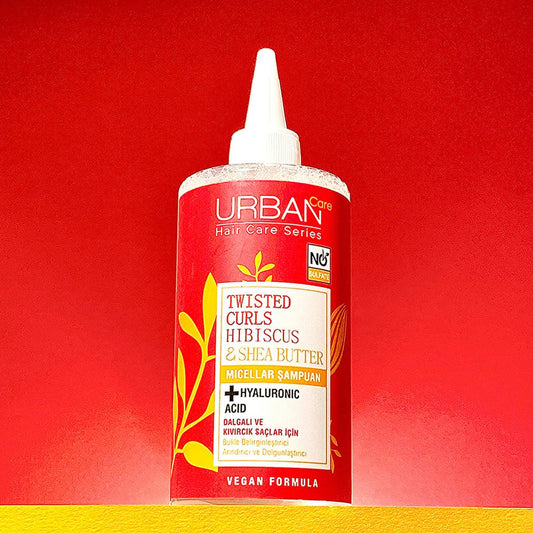 Urban Care sulfate-free micellar shampoo for curly hair with hibiscus and shea butter