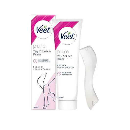 Veet Hair Removal Cream for Sensitive Skin - 6.76 fl oz, Moisturizing & Smooth by Beauty Care Bag