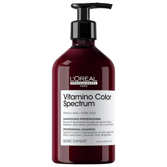 L'OrŽal Vitamino Color Spectrum: Color Protecting Shampoo for Color-Treated Hair - Sulfate-Free, Shine Enhancing & Anti-Fade Shampoo by Beauty Care Bag