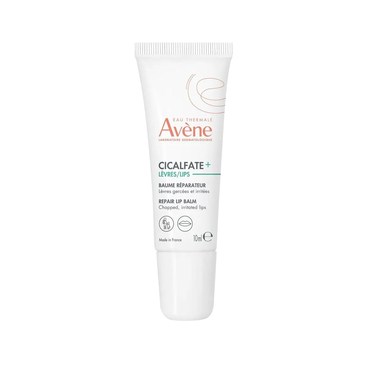 Avene Cicalfate+ Repair Lip Balm - Soothe & Protect Dry, Chapped Lips, Dermatologically Tested, 10ml by Beauty Care Bag