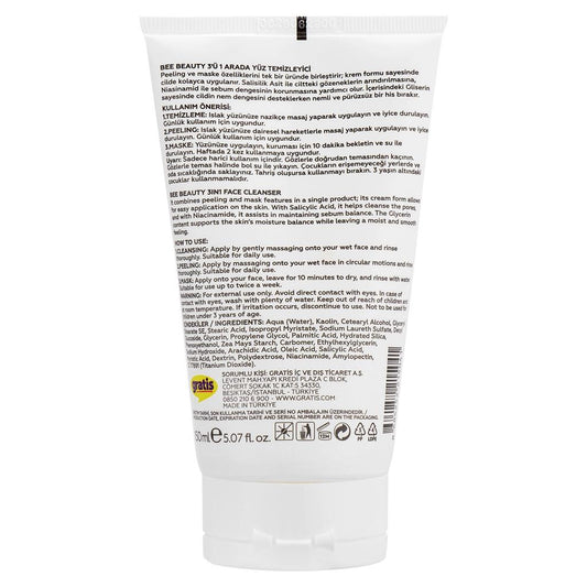 Bee Beauty 3-in-1 Face Cleanser Purifying Formula 150 ml by Beauty Care Bag