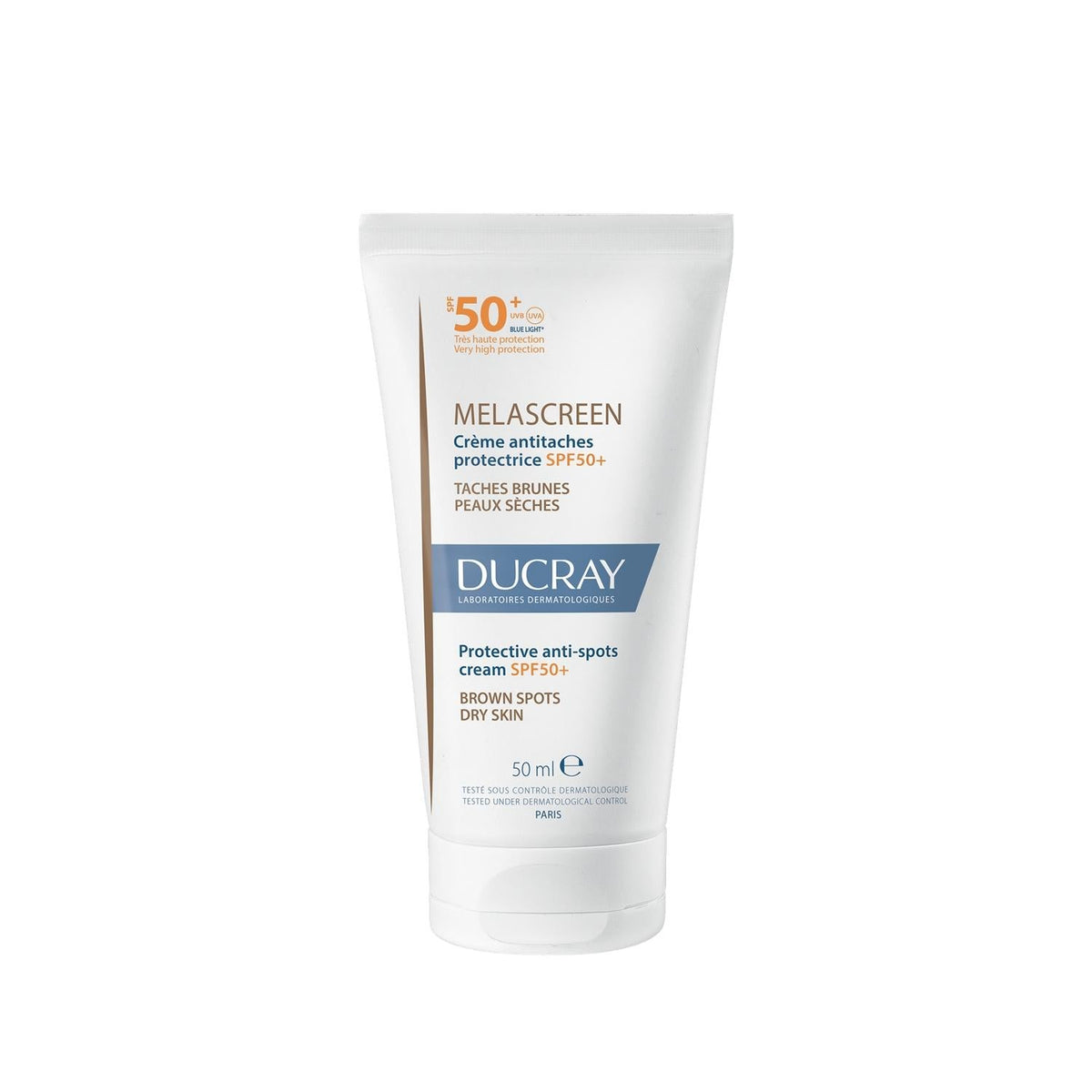 Ducray Melascreen SPF 50+ sunscreen cream, 1.69 fl oz