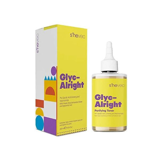 She Vec: Glycolic Acid Toner for Pore Tightening, Brightening & Fine Line Reduction | Vegan, Probiotic Toner for Sensitive & Dry Skin by Beauty Care Bag
