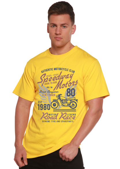 Speedway Motor men's bamboo graphic T-shirt – view 2