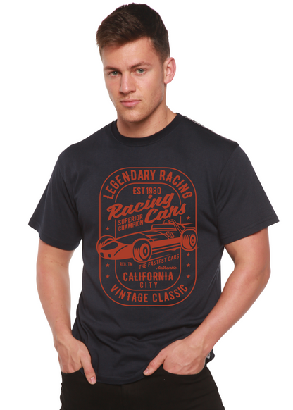 Legendary Racing Cars men's bamboo graphic T-shirt – view 8