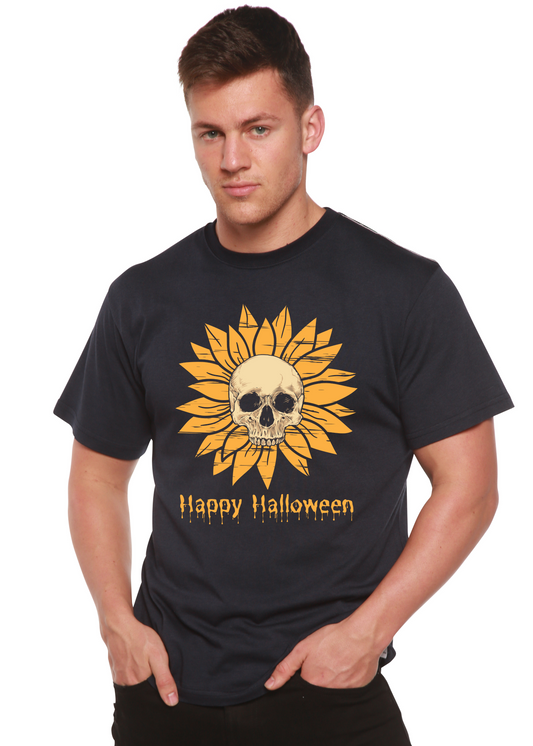 Happy Halloween Day men's bamboo graphic T-shirt – view 2