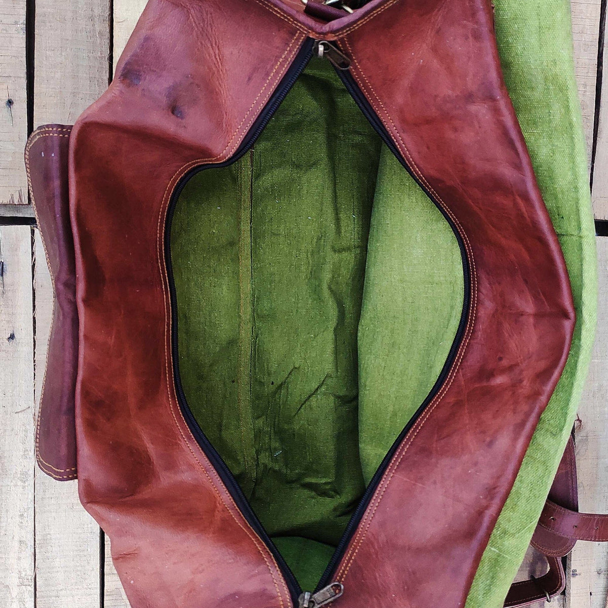 The Harrison Duffel by Classy Leather Bags