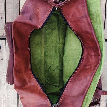 The Harrison Duffel by Classy Leather Bags