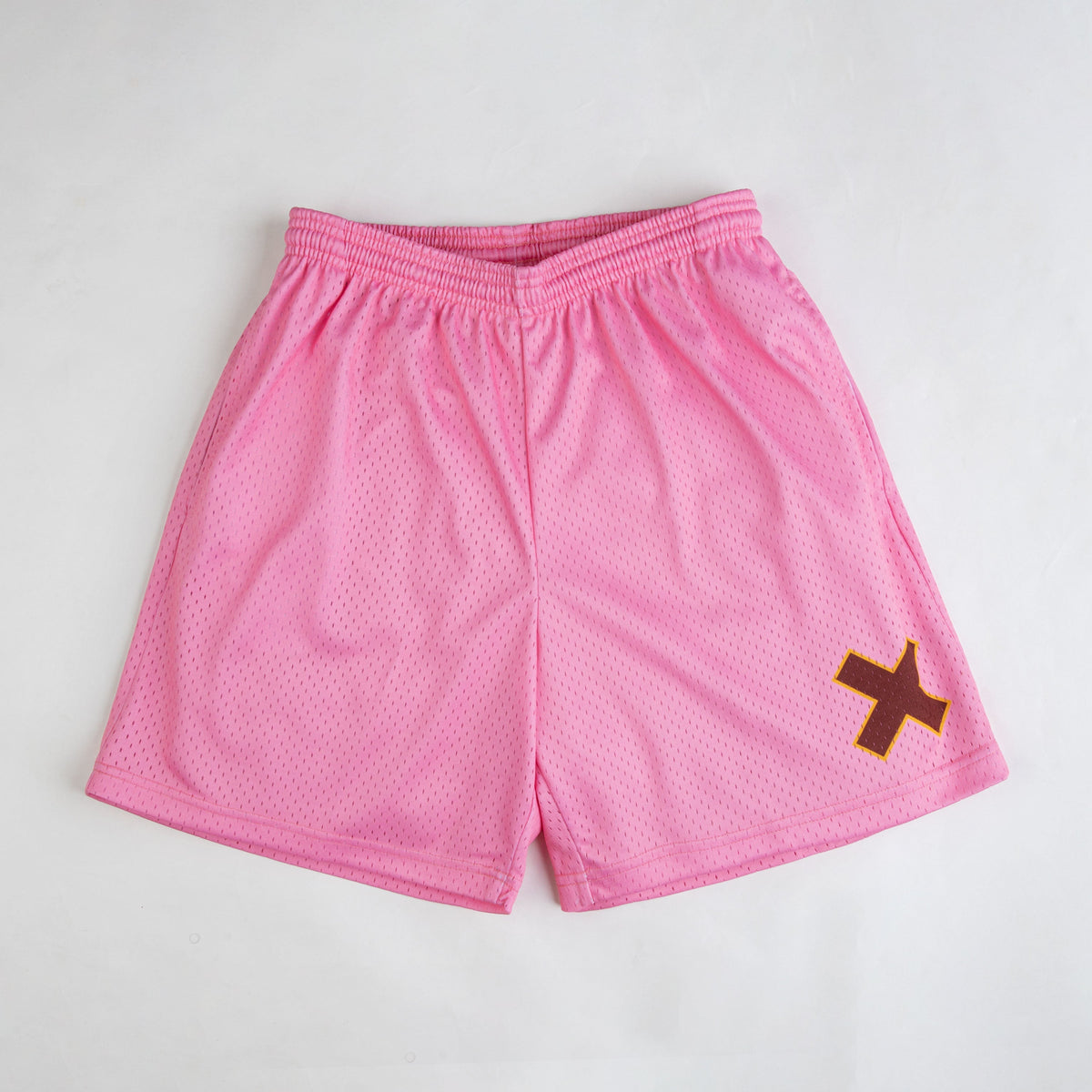 Rose basic mesh shorts