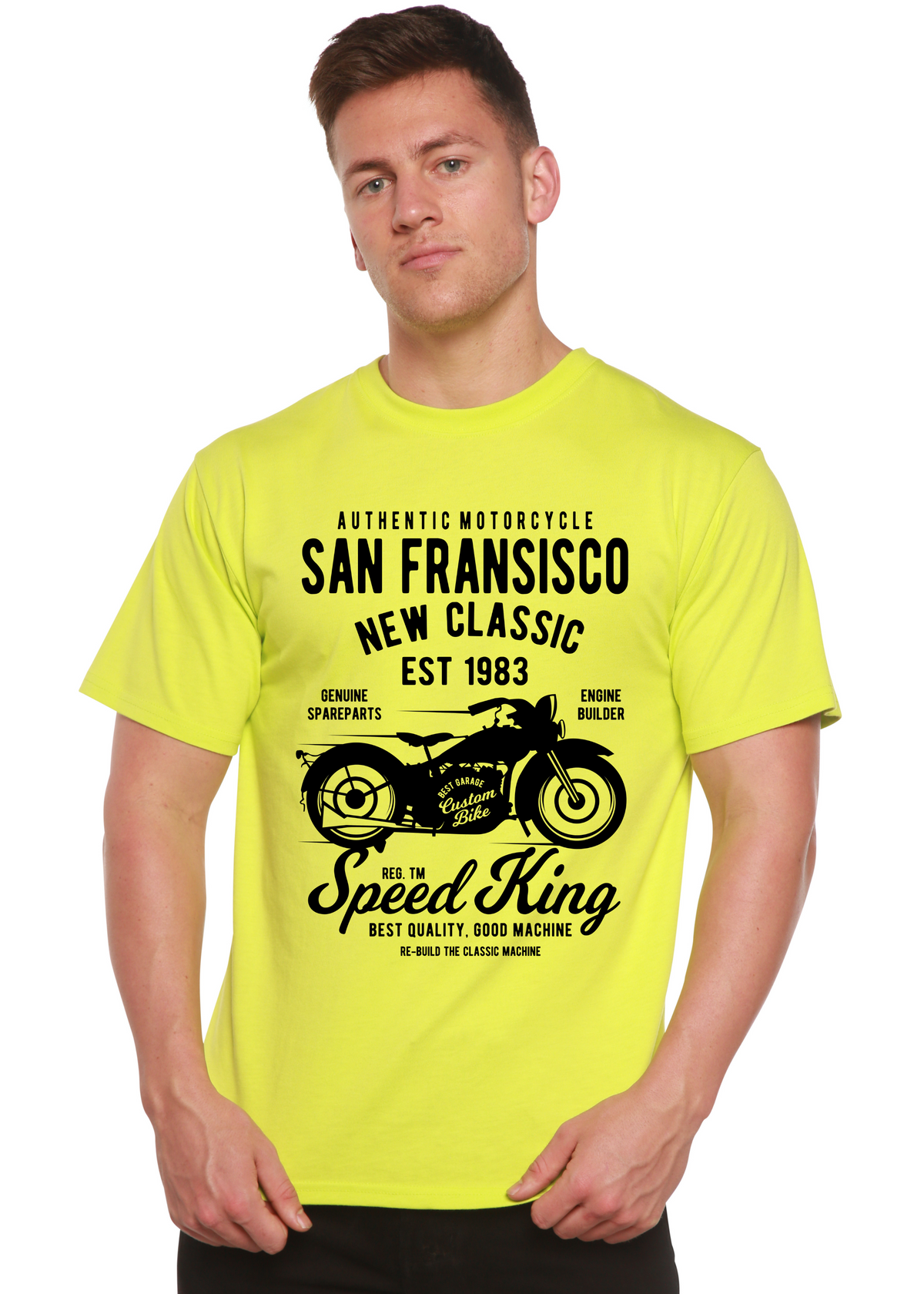 San Francisco men's bamboo graphic T-shirt – view 3