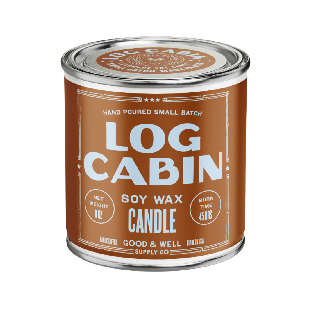 Log Cabin Soy Candle by Good & Well Supply Co.