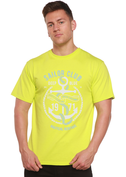 Sailor Club men's bamboo graphic T-shirt – view 9