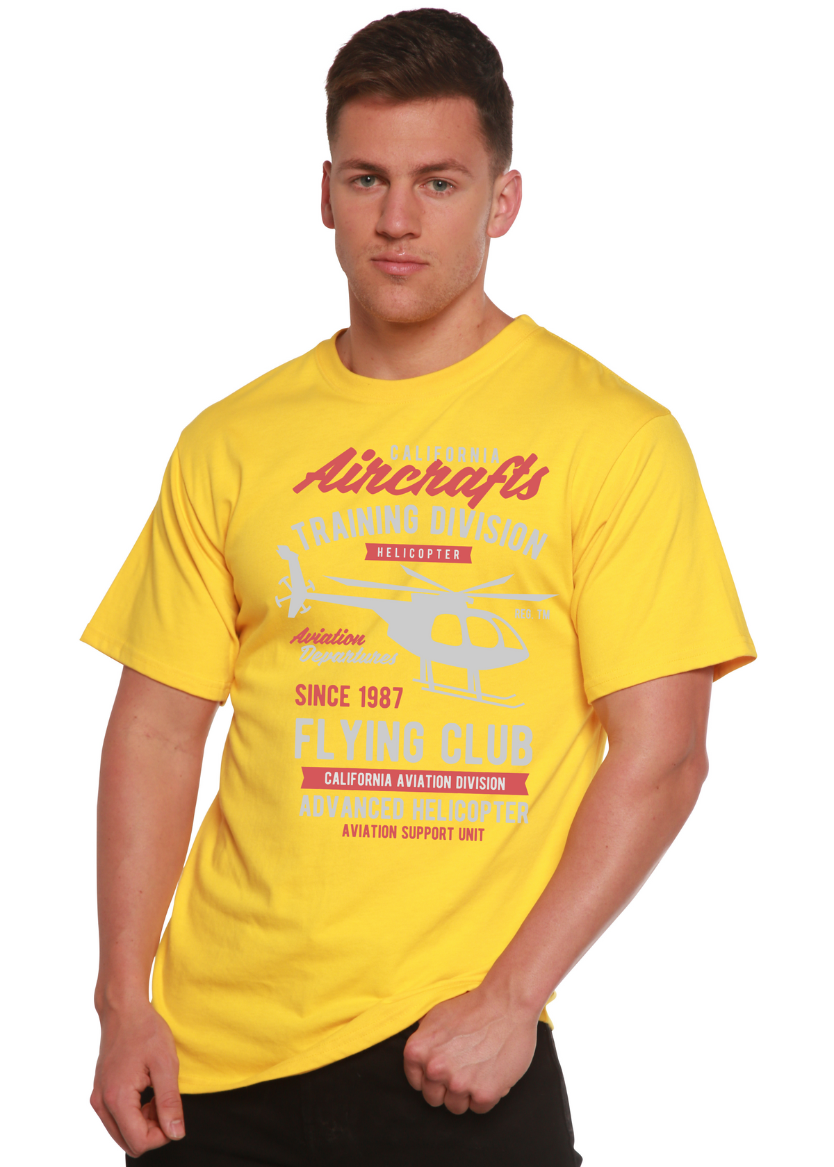 California Aircraft men's bamboo graphic T-shirt – view 9