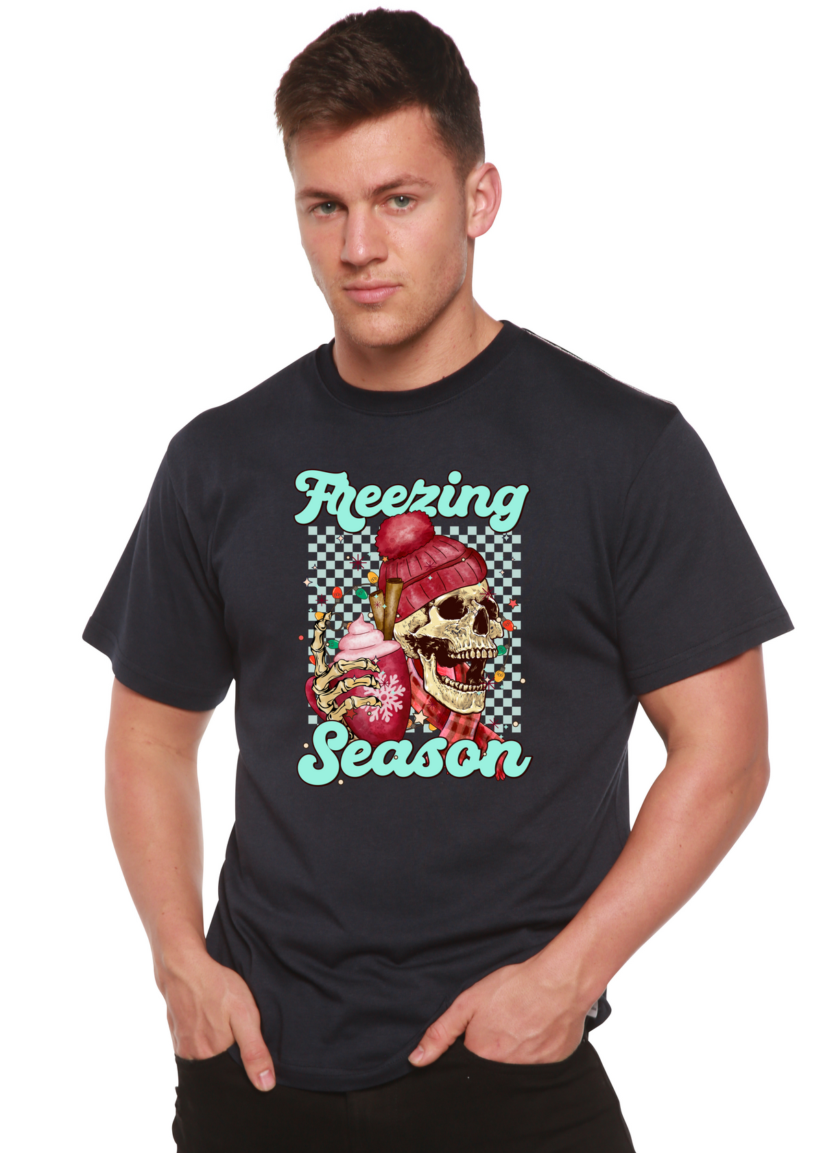 Freezing Season unisex bamboo graphic T-shirt – view 13