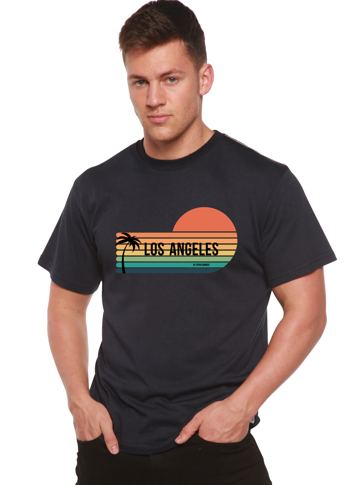 Los Angeles unisex bamboo graphic T-shirt – view 13