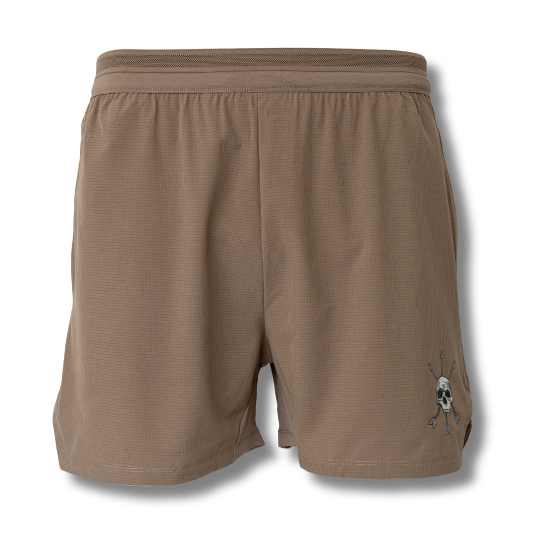 MEN’S | HYBRIFLEX SHORT : TAN by Alpha Country Training + Nutrition