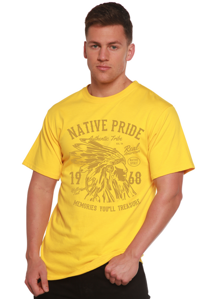 Native Pride men's bamboo graphic T-shirt – view 7