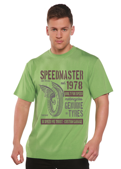 Speed Master men's bamboo graphic T-shirt – view 7