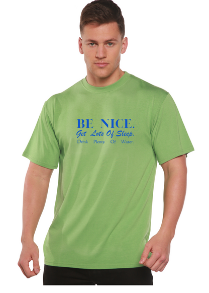 Be Nice men's bamboo graphic T-shirt – view 2