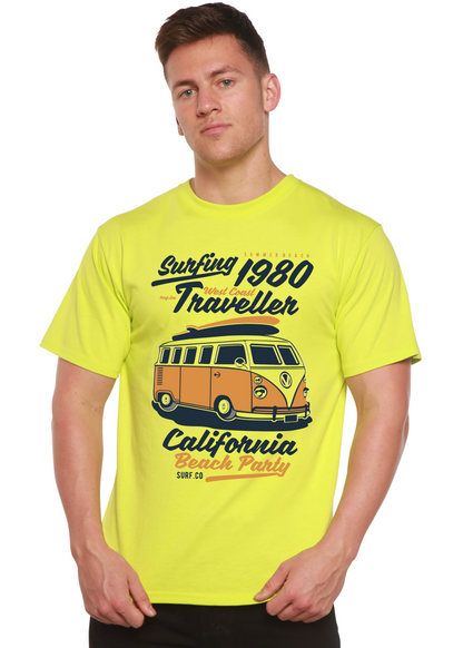 Surfing 1980 men's bamboo graphic T-shirt – view 7