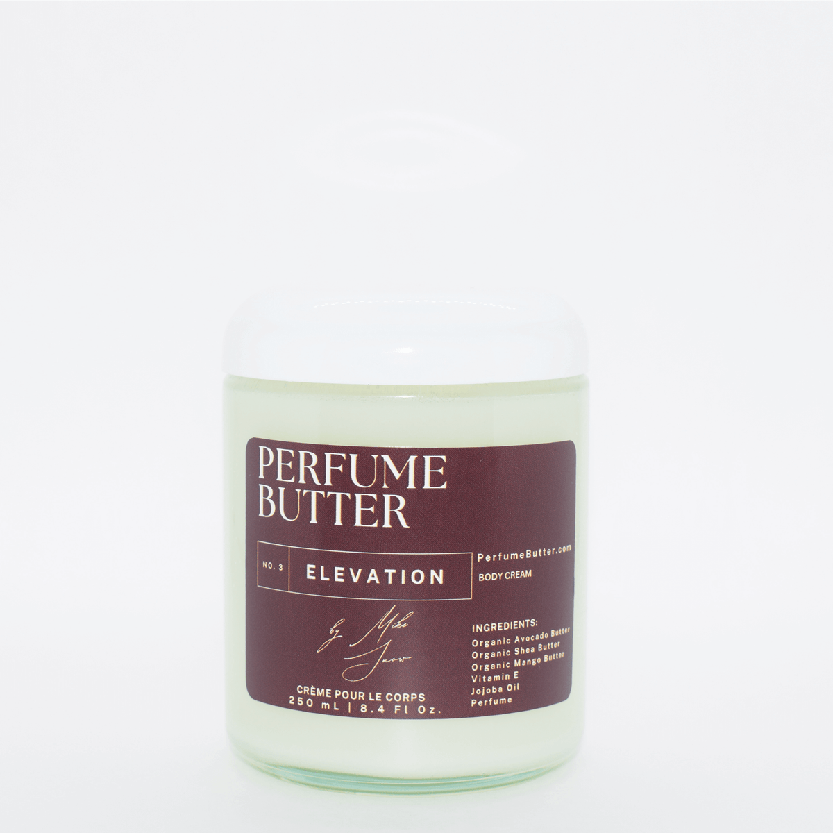 ELEVATION – The Luxury Body Butter Perfume | Floral Gardenia, Jasmine & Italian Mandarin Fragrance | Hydrating Skin Moisturizer | Sweet Elegant Long-Lasting Scent | Perfume Butter by CB
