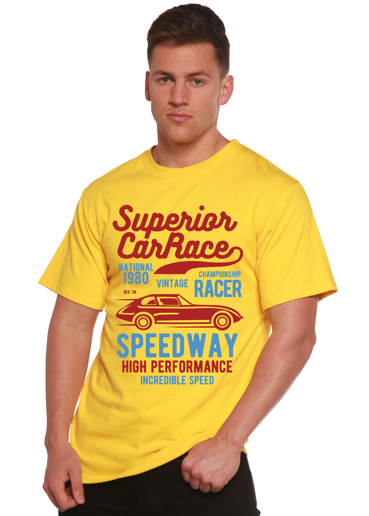 Superior Car men's bamboo graphic T-shirt – view 2