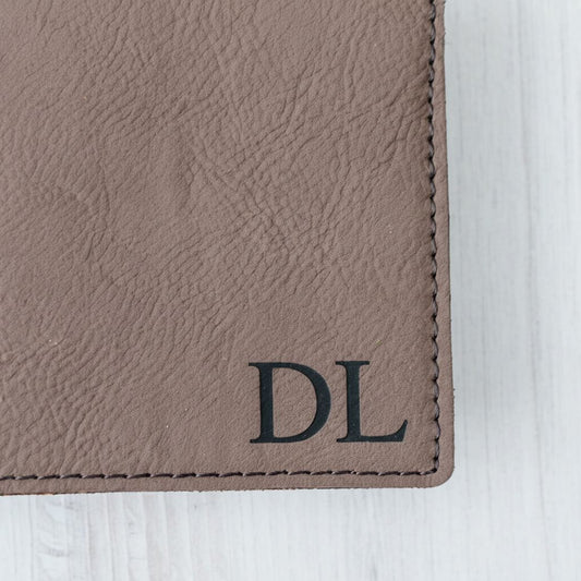 Personalized Leather Wallet - Slim Bifold Design | Custom Monogram Gift for Men by Joyful Moose