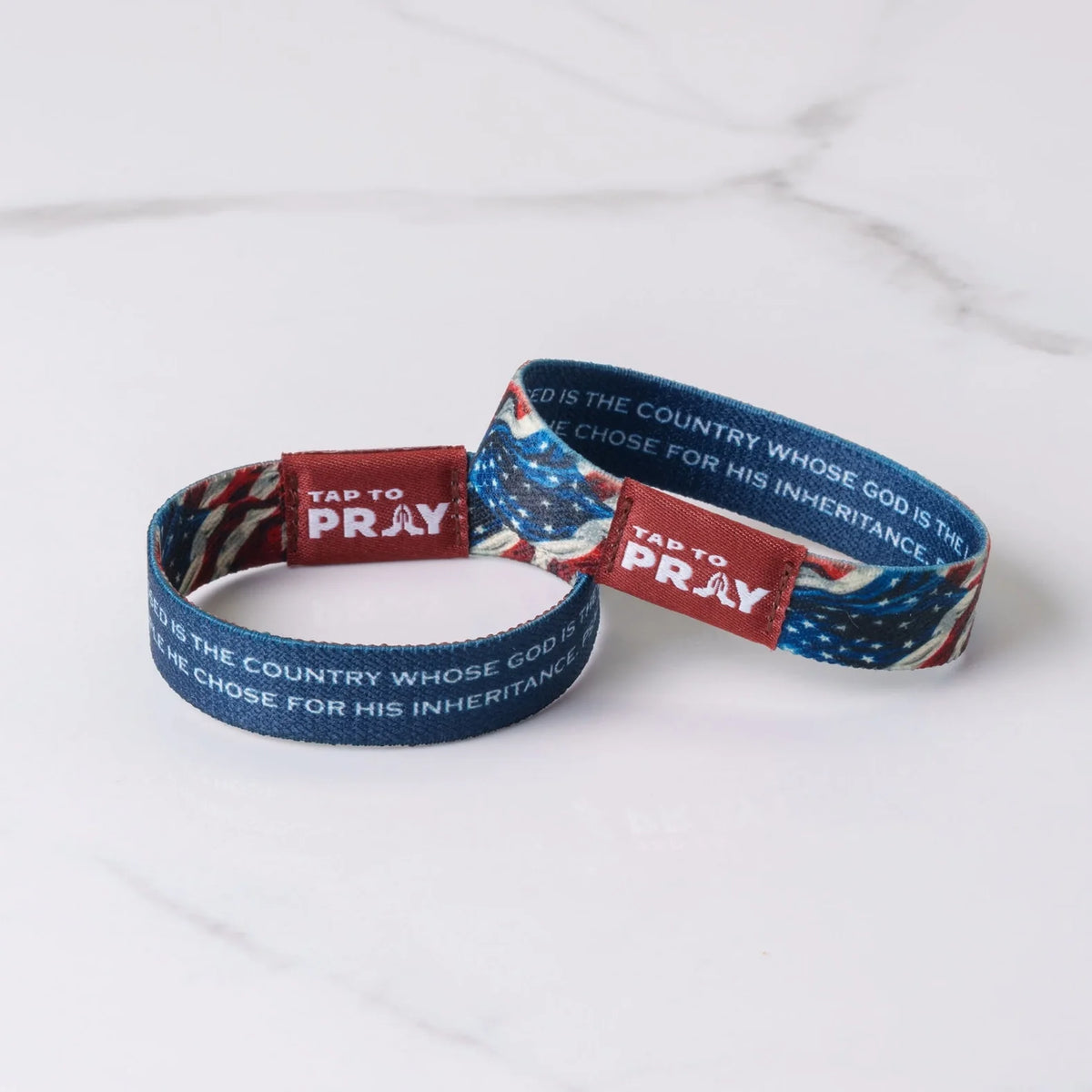 American Patriot Tap to Pray Wristband by Rust & Cinder