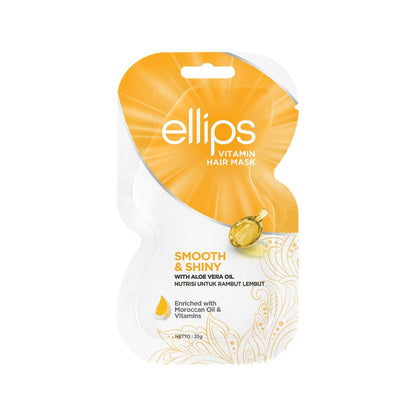 Ellips Smooth & Shiny Vitamin Hair Mask for Softness 20g by Beauty Care Bag
