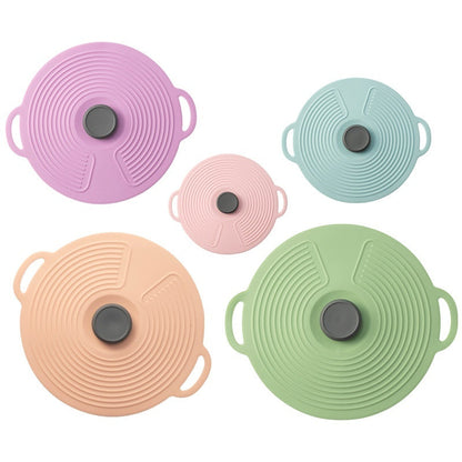 Silicone Pot Cover & Spill-Proof Container Lid by SmartPursue™