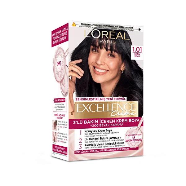 L'Oréal Paris Excellence Creme permanent hair dye with hyaluronic acid