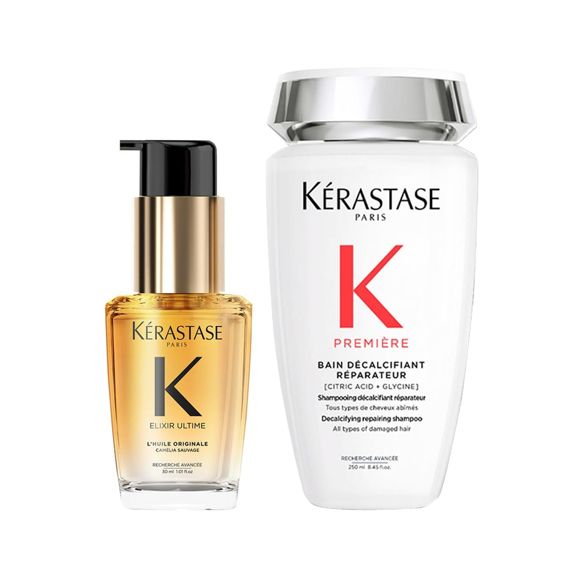 Kerastase Elixir & Specifique: Anti Hair Loss Set - Strengthen & Grow Hair, Premium Hair Care Solution by Beauty Care Bag
